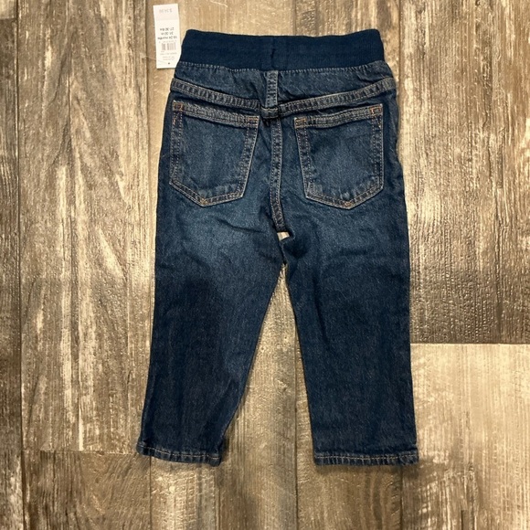 GAP Kids Dark Blue Denim Joggers Size 18-24 months - Picture 6 of 7